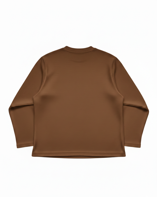 Coffee Brown Waffle T-Shirt