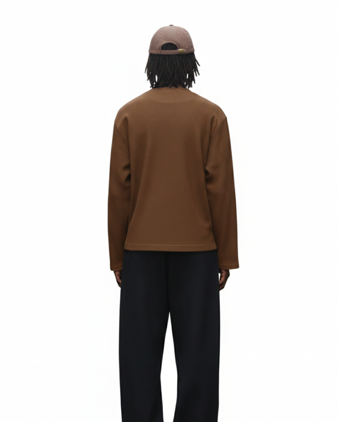 Coffee Brown Waffle T-Shirt