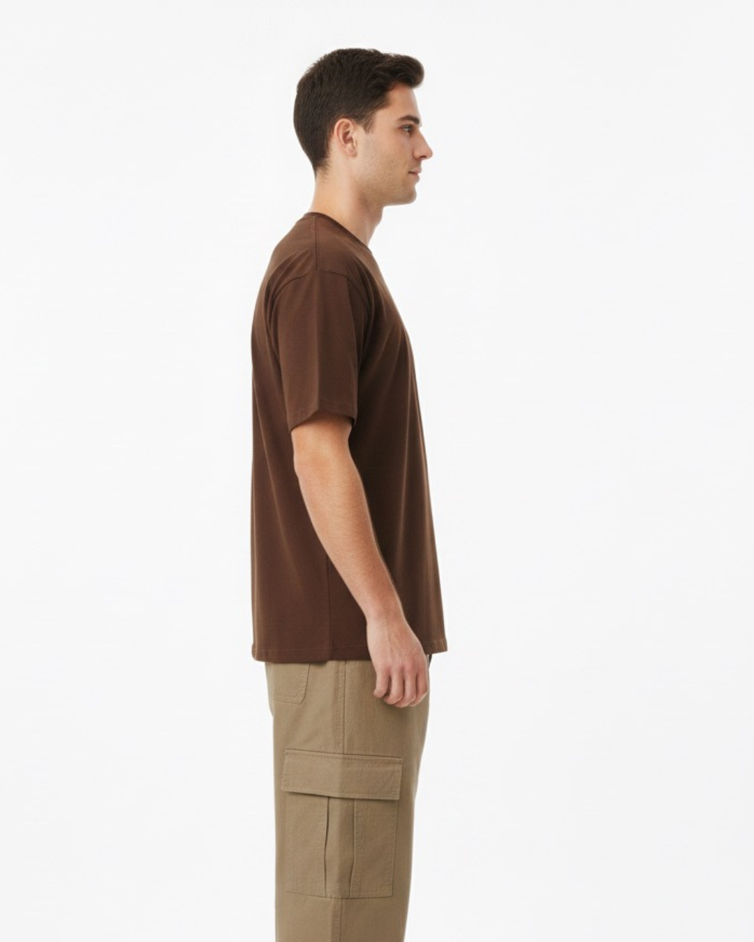 Brown Basic T-Shirt