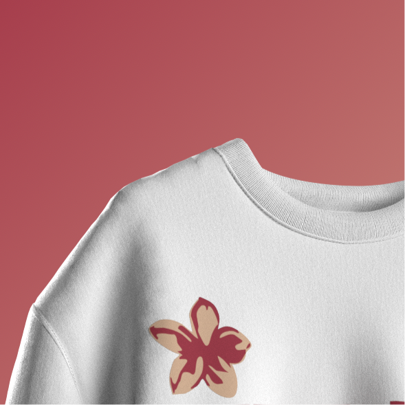 A FLOWER T-SHIRT