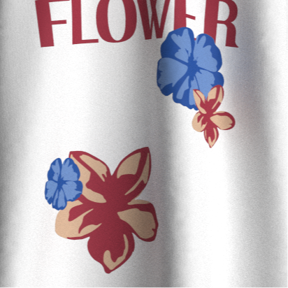 A FLOWER T-SHIRT