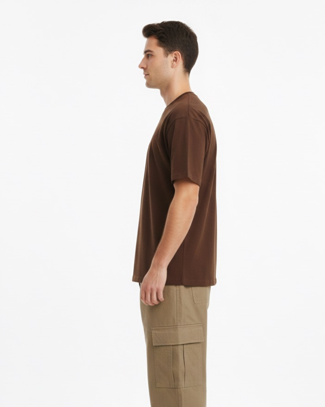 Brown Basic T-Shirt