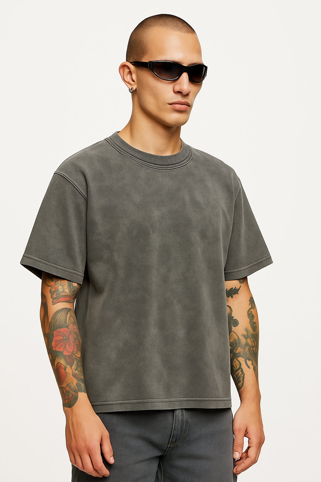 GREY VITANGE T-SHIRT