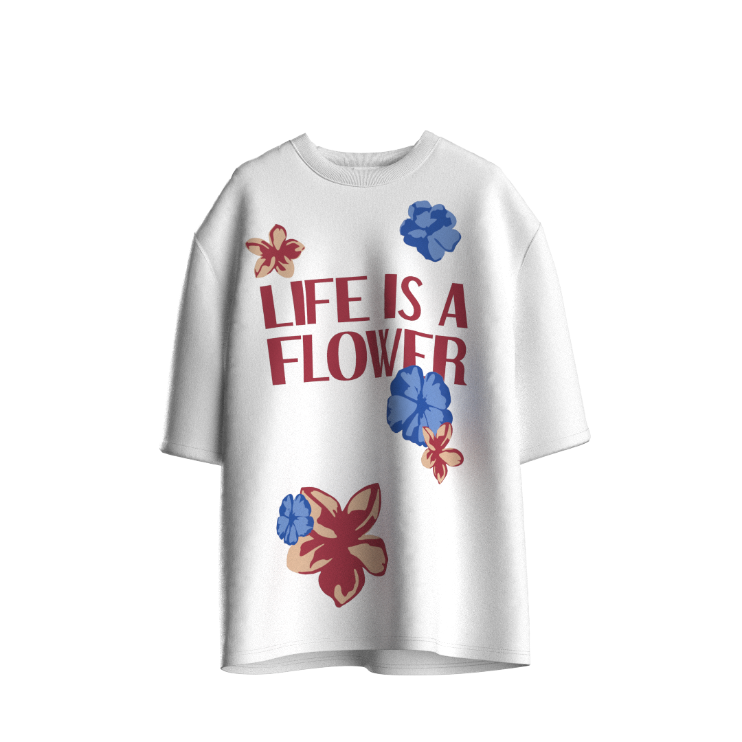 A FLOWER T-SHIRT
