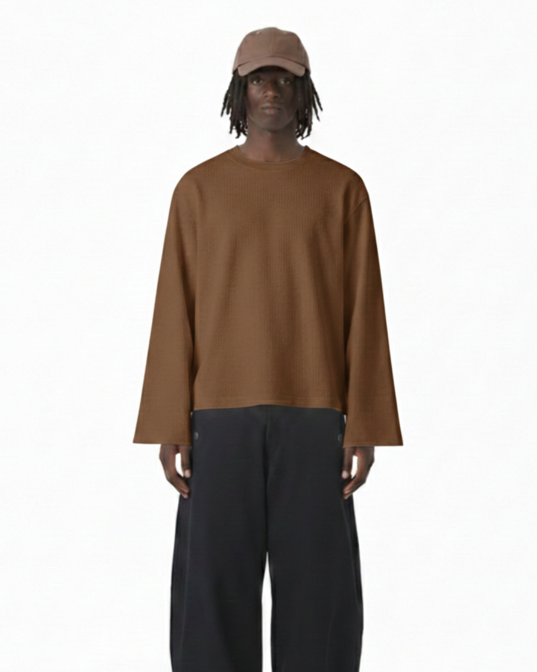 Coffee Brown Waffle T-Shirt